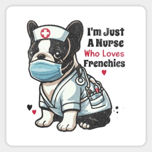 French  Bulldog Nurse Magnet